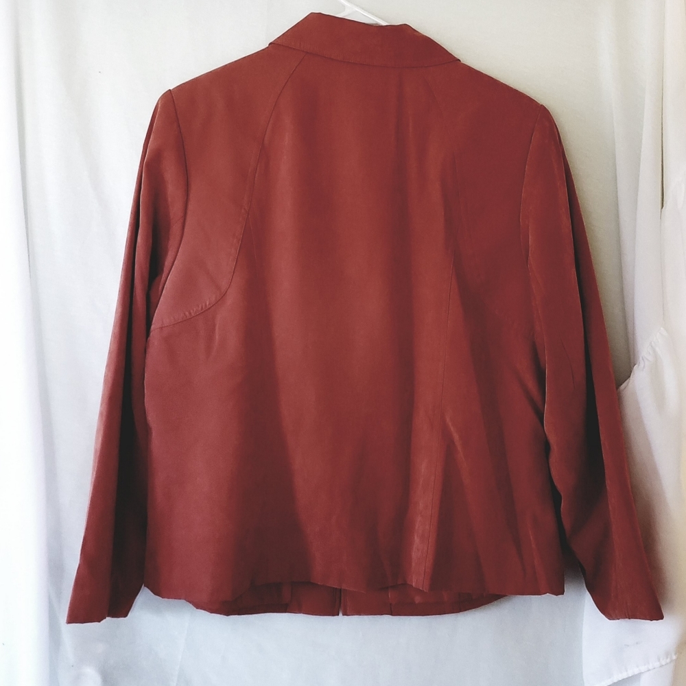 Dressbarn Orange Jacket Blazer ECU - Picture 2 of 7